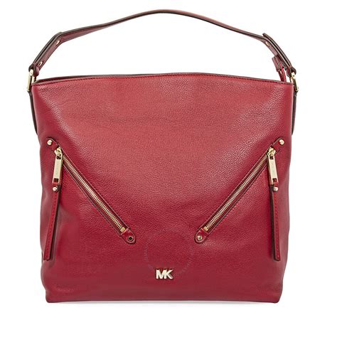 michael michael kors evie pebble leather shoulder bag|michael kors mercer best badger.